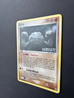 Pokemon TCG Ditto EX Delta Species Card 62/113 Geodude Holo Stamped - Image 3
