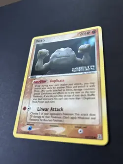Pokemon TCG Ditto EX Delta Species Card 62/113 Geodude Holo Stamped - Image 4