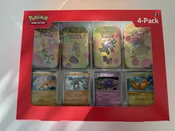 Pokemon 151 4 Mini Tins + 4Promo Cards Each SAMS CLUB 2 SETS *ALL 8 TINS* - Image 1
