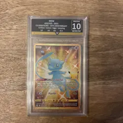 Pokemon TCG Celebrations Mew Gold Full Art Holo Card 25/25 Pristine 10 , PSA 10 - Image 1