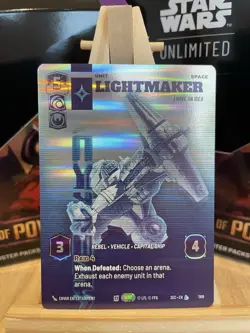 Star Wars Unlimited SOP - Lightmaker - Prestige Foil Legendary Card 1109 - Image 1