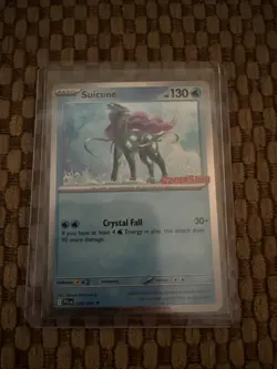 Phantasmal Flame Holographic Suicune GameStop Exclusive Promo Pokemon Card - Image 1