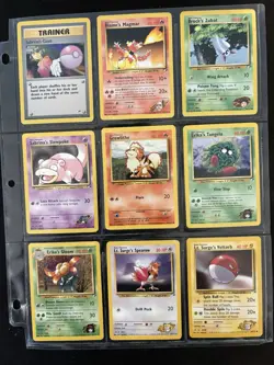 Pokemon Cards Gym Heroes Lot Of 9 636996769739 - Image 1