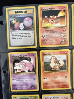 Pokemon Cards Gym Heroes Lot Of 9 636996769739 - Image 3