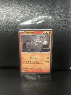 Pokemon Phantasmal Flames Reshiram Promo Card Barns and Noble - Image 1