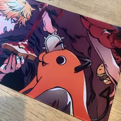 Chainsaw Man Rubber Playmat Play Mat For Tcg Trading Card Game Anime Mouse Pad - Image 3