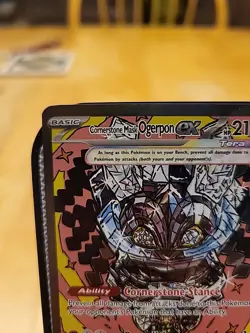 Cornerstone Mask Ogerpon EX Prismatic Evolutions Holo Pokemon TCG Card 160/131 - Image 3