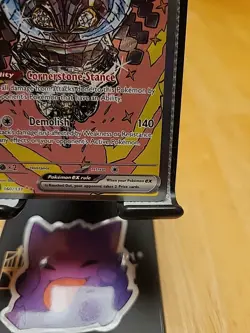 Cornerstone Mask Ogerpon EX Prismatic Evolutions Holo Pokemon TCG Card 160/131 - Image 5