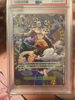One Piece Card TCG ENEL OP05-100 SP SEC AWAKENING OF THE NEW ERA English PSA 10 - Image 2