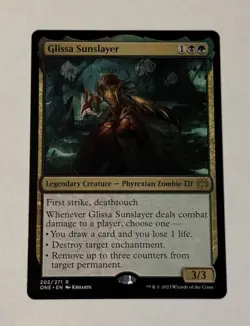 MTG Glissa Sunslayer - Phyrexia: All Will Be One LP - Image 1
