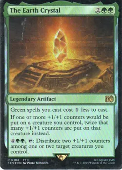 MTG: Final Fantasy: Foil The Earth Crystal: Lightly Played Condition - Image 1