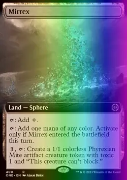 MTG Magic the Gathering Mirrex (400/530) Phyrexia All Will Be One LP FOIL - Image 1