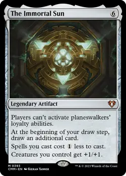 MTG Magic the Gathering The Immortal Sun (393/1173) Commander Masters NM - Image 1