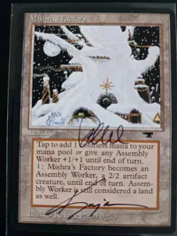 🏒Mishra's Factory ⛸Winter🗻 Antiquities Artist Proof🌨 Signed ❄ - Image 1