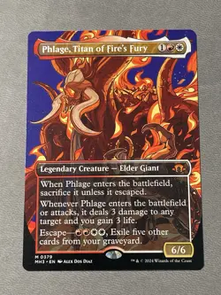 MTG Phlage, Titan of Fire's Fury (Borderless) NM MH3 - Image 1