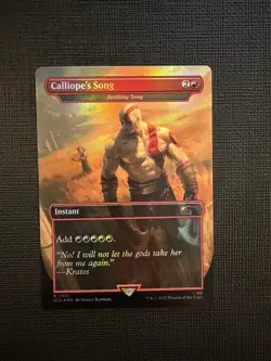 Calliope's Song - Seething Song, Foil, God of War Secret Lair, Magic MTG NM - Image 1