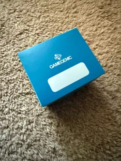 Used Gamegenic Side Holder 100+ XL Deck Box Blue for MTG Pokemon TCG Sideloading - Image 1