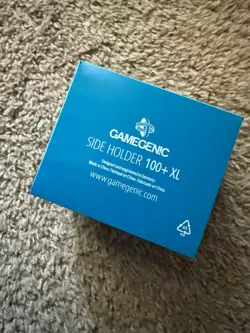 Used Gamegenic Side Holder 100+ XL Deck Box Blue for MTG Pokemon TCG Sideloading - Image 3