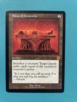 Altar of Dementia The Brothers' War Retro Frame Artifact #3 MTG - Image 1