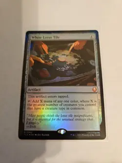 White Lotus Tile FOIL MTG Avatar: TLA Nm/M *ON HAND* - Image 1