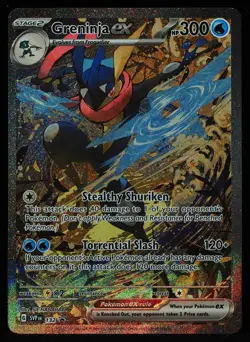 NM - Pokemon TCG Greninja ex 132 Scarlet and Violet Promo - Image 1