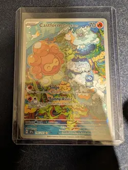 Castform Sunny Form: #195/191 Sv08: Surging Sparks (Illustration Rare) - Image 1