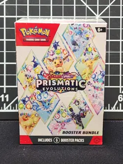 Pokemon TCG Scarlet & Violet Prismatic Evolutions Booster Bundle 6 Booster Packs 820650853210 - Image 1