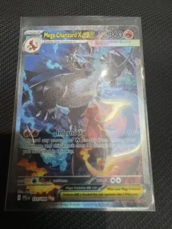 Mega Charizard x Ex 125/094 SR Full Art Pokemon Card English Mint Condition - Image 4