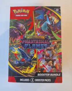 Pokemon Mega Evolution Phantasmal Flames Booster Bundle - Image 1