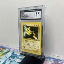 CGC10 Pokemon TCG Pikachu Black Star Promo Mewtwo Strikes Back 1999 - Image 3