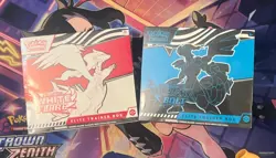 BRAND NEW SEALED Pokemon Center Black Bolt And White Flare ETBs Set Of Two - Image 1
