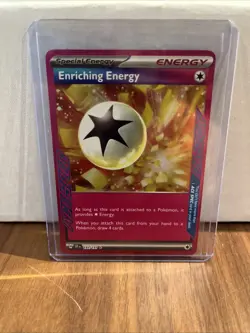 Enriching Energy 191/191 Sv08: Surging Sparks Holo Ace SPEC Rare Pokemon NM - Image 1