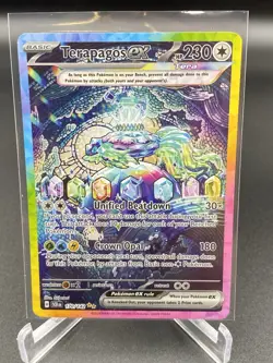 Pokemon TCG Terapagos ex Stellar Crown 170/142 Special Illustration Rare MINTY - Image 1