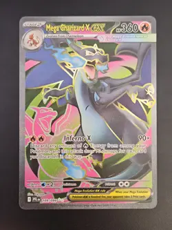 Pokemon TCG - Mega Charizard X ex 109/94 PF Holo Full Art Ultra Rare NM - Image 1