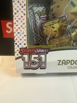 Pokemon TCG Scarlet & Violet 151 Zapdos EX Collection Box Sealed NEW - Image 3