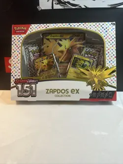 Pokemon TCG Scarlet & Violet 151 Zapdos EX Collection Box Sealed NEW - Image 4