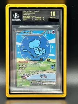 „Bubble“ Mew EX SIR - 232/091 - Black Label BGS 10 Pristine - POP 3 !! - Pokemon - Image 1