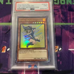 Yugioh PSA 9 Mint Dark Magician Girl LART-EN035 Ultra Rare Limited Edition #4318 - Image 1