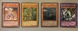 Lot Of 4 Yugioh Cards, See Photos, Played - Image 1