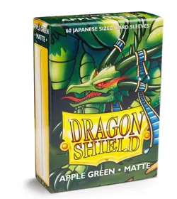 Dragon Shield sleeves Apple Green Verdi Bustine Protettive japanese Carte Yugioh - Image 3