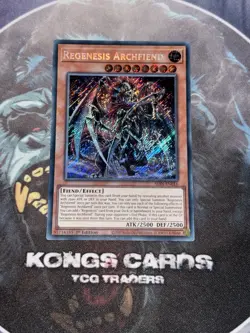 ALIN-EN016 “Regenesis Archfiend” Secret Rare 1st Edition YuGiOh! IN STOCK NOW! - Image 1