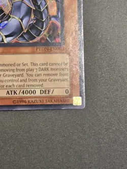Yugioh Rainbow Dark Dragon PTDN-EN003 Secret Rare 1st Ed LP-mp - Image 3