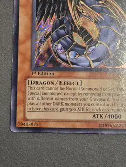 Yugioh Rainbow Dark Dragon PTDN-EN003 Secret Rare 1st Ed LP-mp - Image 5