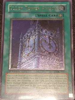 Yu-Gi-Oh Clock Tower Prison EOJ-EN048 Ultimate Rare 1st Edition - Image 1