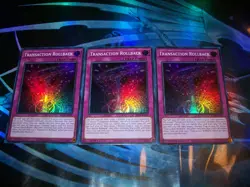 3x Transaction Rollback 1st Edition Super Rare RA04-EN105 Yu-Gi-Oh! - Image 1