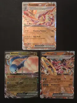 40 X Paradox Rift Pokemon Cards Bundle Hoopa Altaria Toxtricity ex Holo Reverse - Image 2