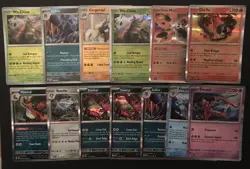 40 X Paradox Rift Pokemon Cards Bundle Hoopa Altaria Toxtricity ex Holo Reverse - Image 4