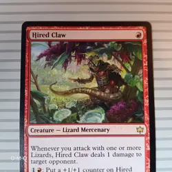 Magic: The Gathering Cards - Bloomburrow ~ Rare ~ Hired Claw - Image 2