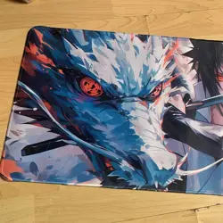 Sasuke Naruto Rubber Playmat Play Mat For Tcg Trading Card Game Large Mouse Pad - Image 3