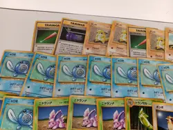 Pokemon Japanese Base Set Vintage Common and Uncommon 50 Card Lot LP-DMG (6) - Image 2
